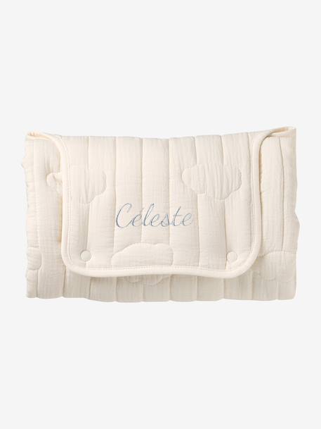 Tapis à langer de voyage Nuages+Teddy 5 - vertbaudet enfant 