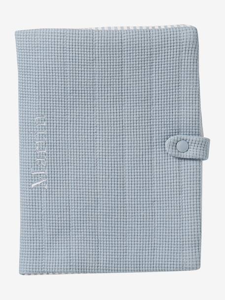 Protège carnet de santé Bord de mer+imprimé coeurs+rayé green forest 1 - vertbaudet enfant 