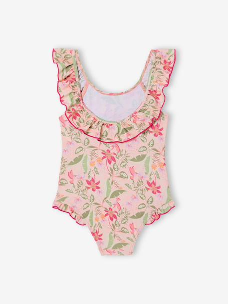 Maillot de bain fille 1 pièce rose pâle 2 - vertbaudet enfant 