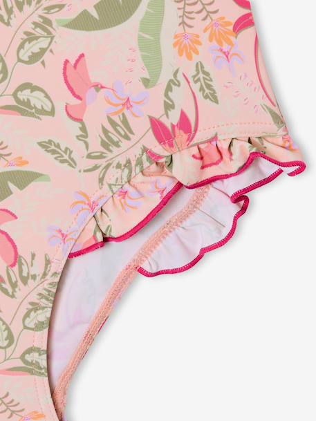 Maillot de bain fille 1 pièce rose pâle 3 - vertbaudet enfant 