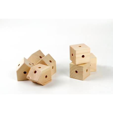 Jeu de construction géant tissu jeu 79 pces Beige 4 - vertbaudet enfant 