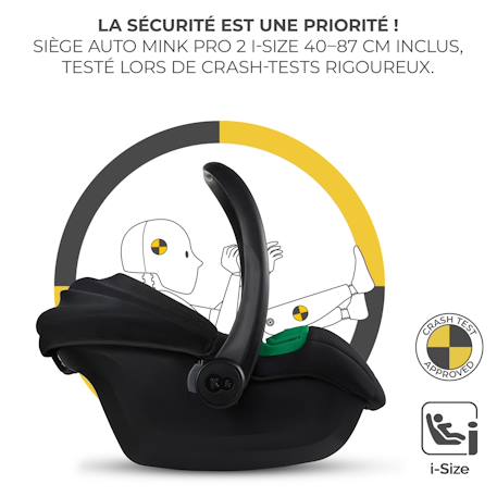 Poussette multifonctionnelle 3 en 1 esme Gris+Noir 5 - vertbaudet enfant 