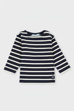-Marinière col bateau en coton loctudy bébé