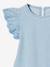 Robe fille denim manches courtes brodées double stone 3 - vertbaudet enfant 