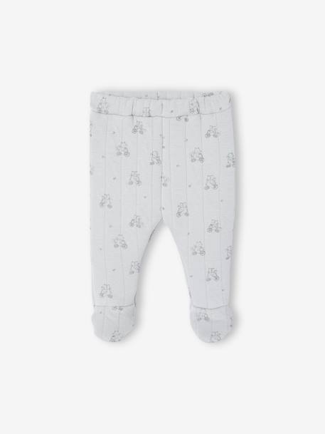 Ensemble bébé matelassé rose+vert d'eau 10 - vertbaudet enfant 