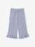 Pantacourt fille volanté gaze de coton blanc imprimé+bleu imprimé 10 - vertbaudet enfant 