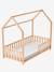 Lit enfant cabane 70x140 cm blanc+bois 6 - vertbaudet enfant 