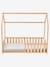 Lit enfant cabane 70x140 cm blanc+bois 7 - vertbaudet enfant 