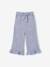 Pantacourt fille volanté gaze de coton blanc imprimé+bleu imprimé 9 - vertbaudet enfant 