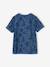 T-shirt garçon imprimé blanc chiné+bleu jean+lichen+menthe 5 - vertbaudet enfant 
