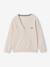 Gilet en maille col V BASICS blanc chiné+gris chiné+marine 2 - vertbaudet enfant 