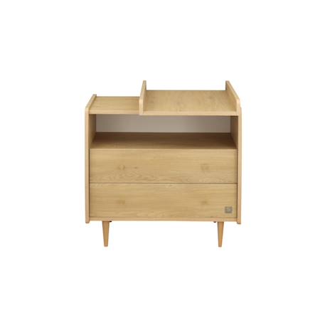 Plan à langer coulissant pour commode 2 tiroirs - my love Marron 2 - vertbaudet enfant 