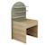 Bureau enfant - décor bois chêne sépia forme arche Caramel/marron+Marron+Rouge/marron+Vert/marron 18 - vertbaudet enfant 