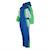 Combinaison de ski garçon eplem Bleu/anis+Noir/rouge 3 - vertbaudet enfant 