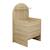 Commode à langer évolutive en bureau - forme arche - arche Caramel/marron+Marron+Vert/marron 8 - vertbaudet enfant 