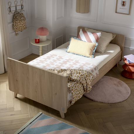 Lit junior 190x90cm - arty Marron 2 - vertbaudet enfant 