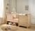 Lit combiné 120x60 évolutif en 90x190 arty - arty Marron 2 - vertbaudet enfant 
