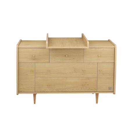 Plan à langer coulissant pour commode xxl 5 tiroirs - my love Marron 3 - vertbaudet enfant 