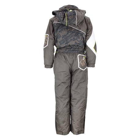 Combinaison de ski garçon ecombo Anis+Bleu+Marron+Noir 10 - vertbaudet enfant 