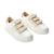 Baskets synthétique mini marilou Blanc cassé+Noir 6 - vertbaudet enfant 