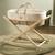 Support pour couffin bébé en bois de pin naturel - basculant ou fixe - petit mobilier Marron 4 - vertbaudet enfant 