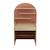 Bureau enfant - décor bois chêne sépia forme arche Caramel/marron+Marron+Rouge/marron+Vert/marron 14 - vertbaudet enfant 