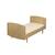 Lit évolutif 70x140 - little big bed pieds bois - my love Marron 4 - vertbaudet enfant 