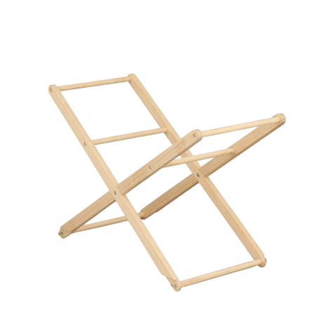 Support pour couffin bébé en bois de pin naturel - basculant ou fixe - petit mobilier Marron 2 - vertbaudet enfant 