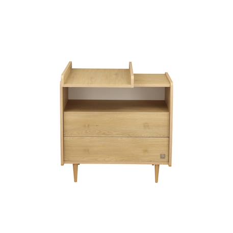 Plan à langer coulissant pour commode 2 tiroirs - my love Marron 3 - vertbaudet enfant 