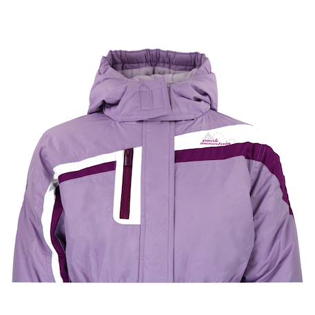 Combinaison de ski fille flugi Marron+Mauve 8 - vertbaudet enfant 