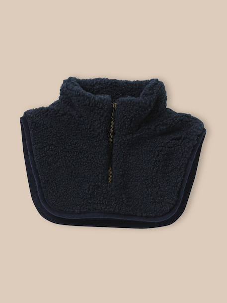 Faux col en sherpa garçon Marine 1 - vertbaudet enfant 