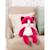 Peluche chat leggies rose framboise - 48 cm Rose 2 - vertbaudet enfant 