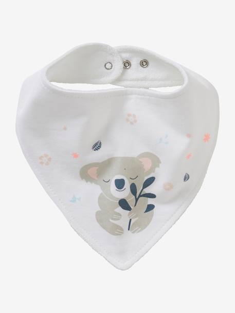 Lot de 2 bavoirs bandana imprimé koala 2 - vertbaudet enfant 