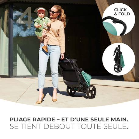 Poussette légère et confortable pour enfants dès la naissance Vert 5 - vertbaudet enfant 