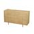 Commode 5 tiroirs et 2 portes pieds bois et poignées métal - my love Marron 4 - vertbaudet enfant 