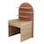 Commode à langer évolutive en bureau - forme arche - arche Caramel/marron+Marron+Rouge/marron+Vert/marron 16 - vertbaudet enfant 
