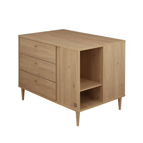 Commode-îlot bébé  avec rangements 3 faces - ilot bebe Marron 2 - vertbaudet enfant 