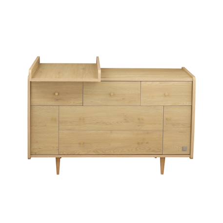 Plan à langer coulissant pour commode xxl 5 tiroirs - my love Marron 2 - vertbaudet enfant 
