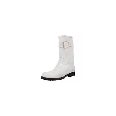 Bottes fille pom d'api Blanc 2 - vertbaudet enfant 
