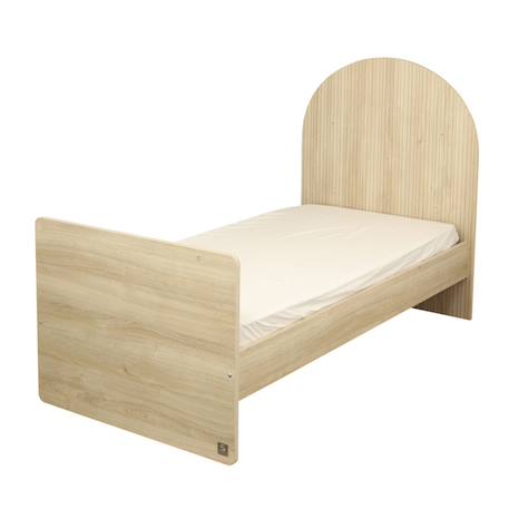 Lit évolutif 120x60 en 90x190- tête de lit arche - arche Caramel/marron+Marron+Rouge/marron+Vert/marron 10 - vertbaudet enfant 