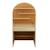 Bureau enfant - décor bois chêne sépia forme arche Caramel/marron+Marron+Rouge/marron+Vert/marron 3 - vertbaudet enfant 