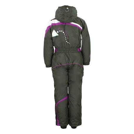 Combinaison de ski fille flugi Marron+Mauve 3 - vertbaudet enfant 