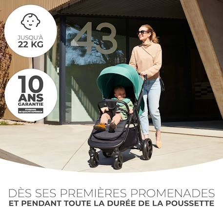 Poussette légère et confortable pour enfants dès la naissance Vert 4 - vertbaudet enfant 