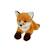Peluche renard allongé roux et blanc - 25 cm Marron 1 - vertbaudet enfant 