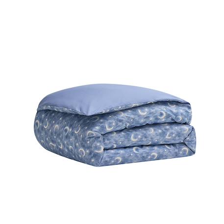 Housse de couette enfant imprimée en percale de coton, petit reveur Bleu 2 - vertbaudet enfant 
