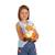 Peluche renard allongé roux et blanc - 25 cm Marron 2 - vertbaudet enfant 