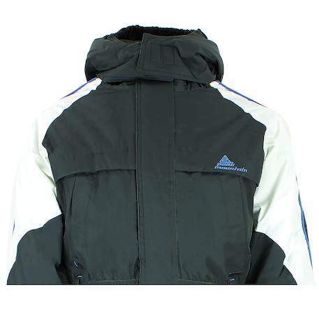Combinaison de ski garçon eski Anthracite+Rouge 4 - vertbaudet enfant 