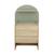 Commode à langer évolutive en bureau - forme arche - arche Caramel/marron+Marron+Vert/marron 15 - vertbaudet enfant 