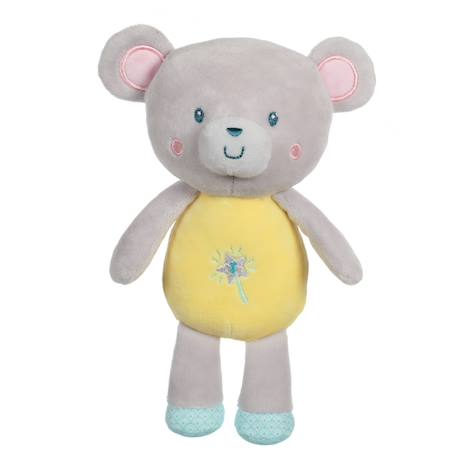 Peluche - petits musicaux les ptits féeriques souris - 17 cm Jaune 1 - vertbaudet enfant 