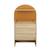 Commode à langer évolutive en bureau - forme arche - arche Caramel/marron+Marron+Vert/marron 3 - vertbaudet enfant 